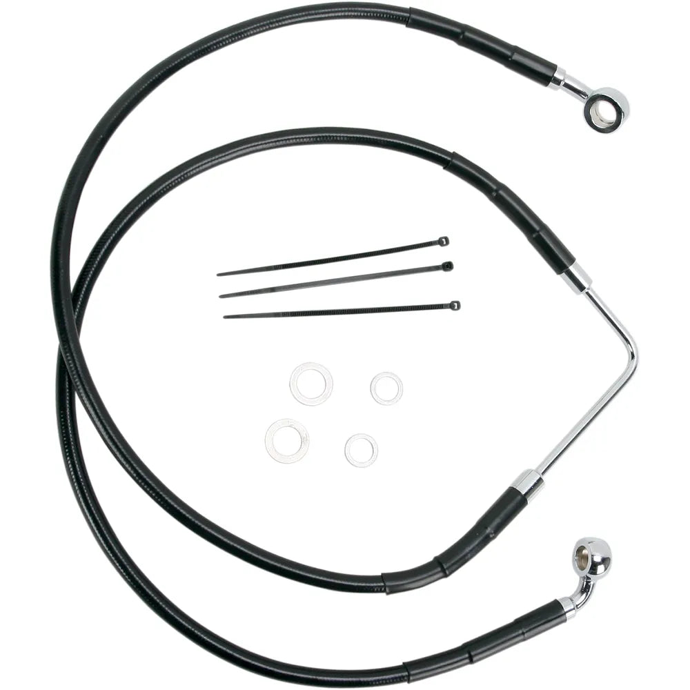 Front Brake Line FXDB 06-07 Black