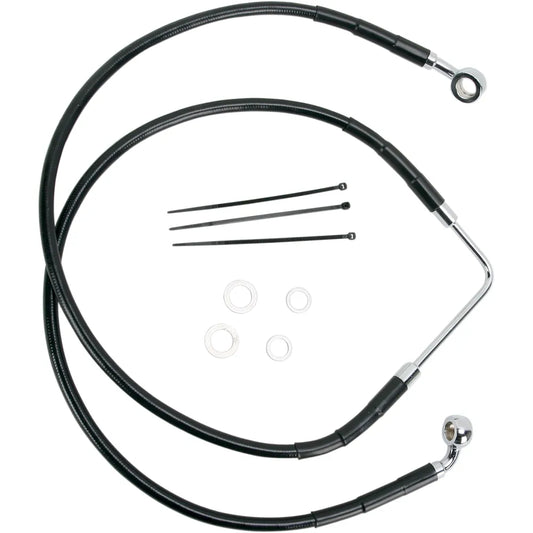 Front Brake Line FXDB 06-07 Black