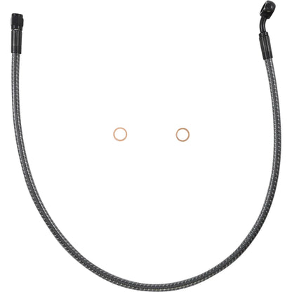 KARBONFIBR Designer Series Kit de freno superior delantero específico ABS - Línea de freno - Delantero - 10 mm - 35° - 26" - KARBONFIBR