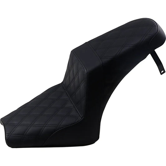 Step Up Seat - Lattice Stitched - Black