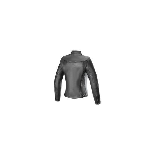 Chamarra de Piel Stella Tory - Negro