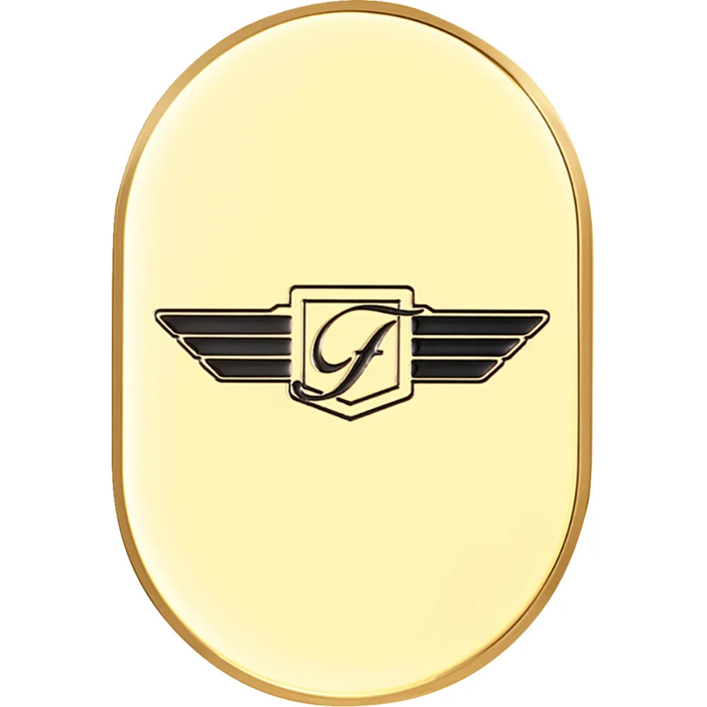 Cubierta de antena - Cubierta de antena - Guardabarros trasero izquierdo - Logotipo FD - Dorado