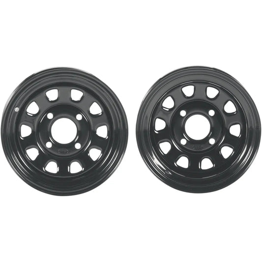 Wheel - Delta - Black - 12X7 - 4/137