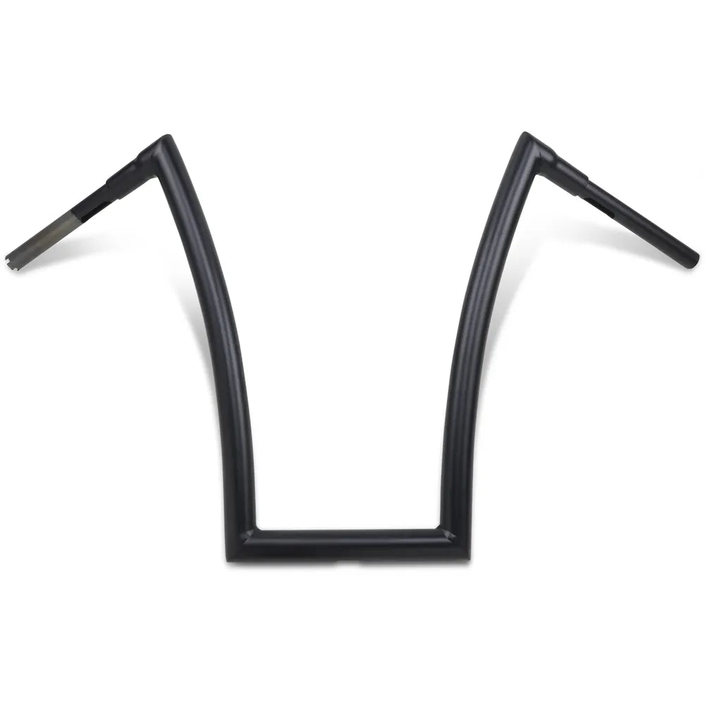 Flat Black 1-1/2" Strip Handlebar with 20" Rise