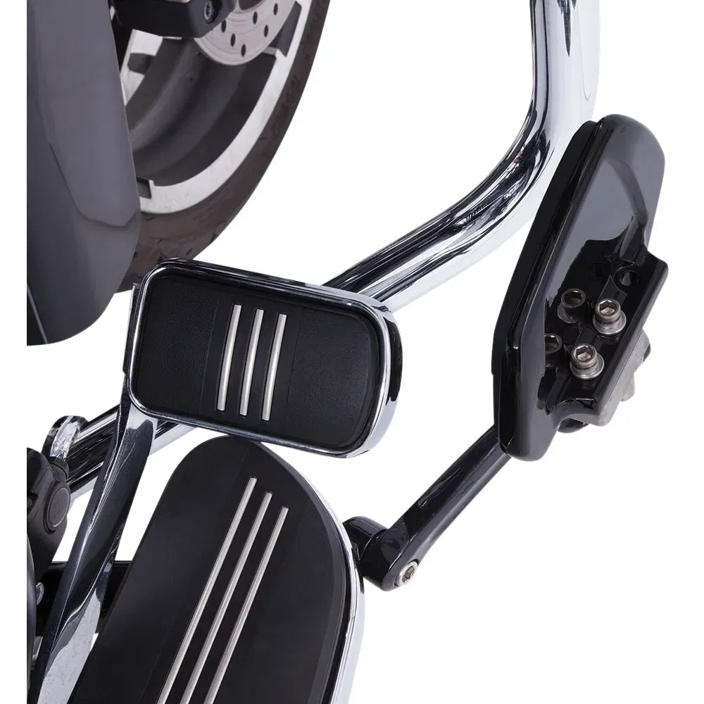 Plancha Twin Rail - Con Adaptador - Negro brillante