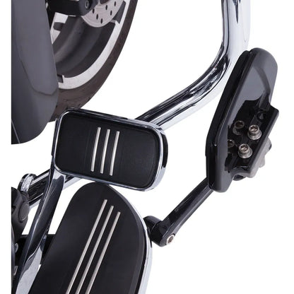 Plancha Twin Rail - Con Adaptador - Negro brillante