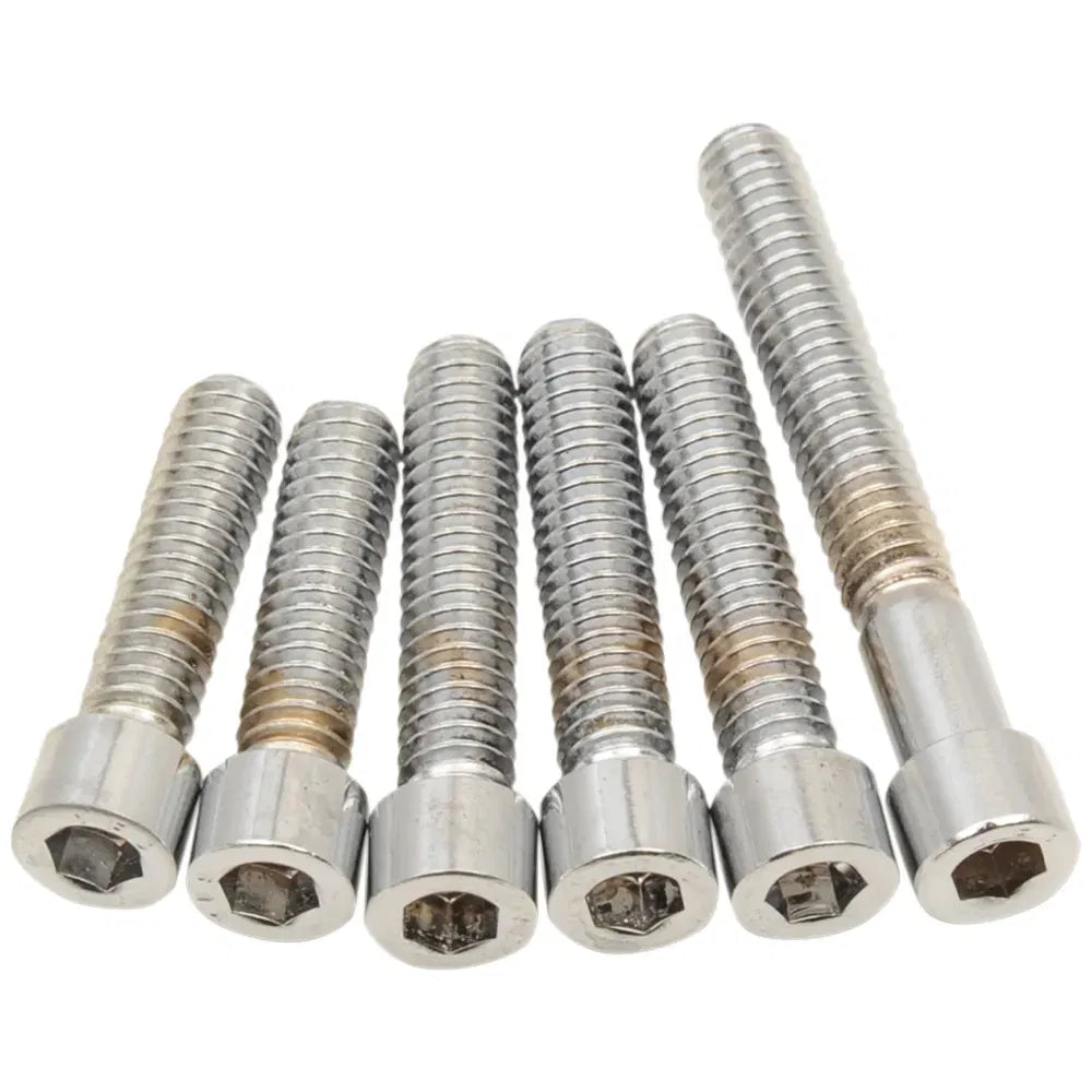 Tornillos de la cubierta de levas cromo