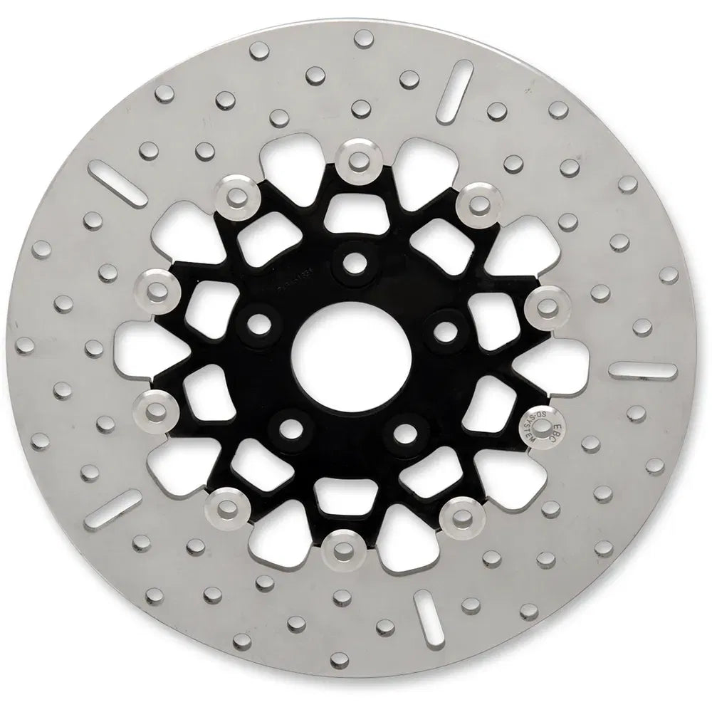 Rotor de freno trasero de acero inoxidable personalizado - Rotor de freno - Negro