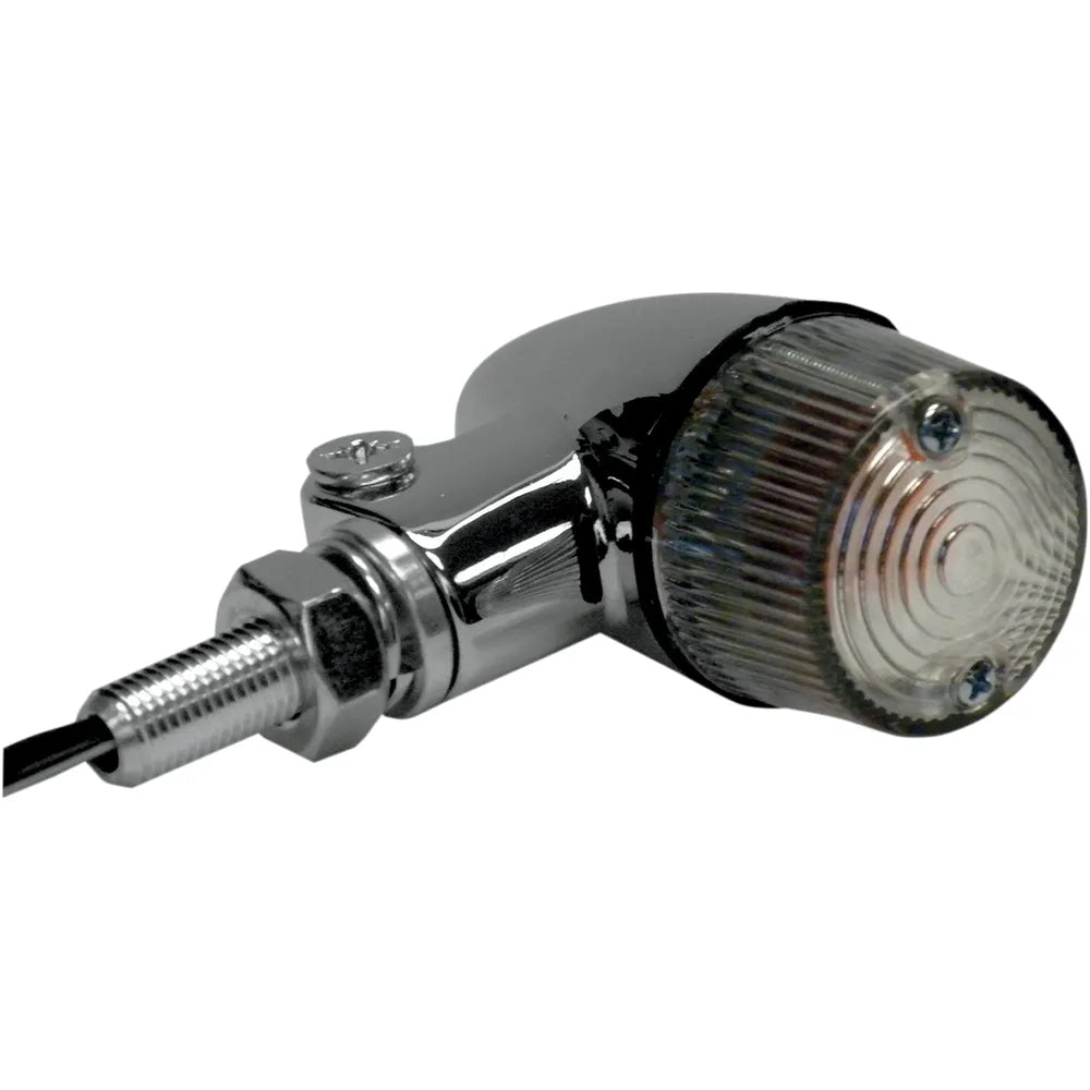 Marker Light - Single Filament - Chrome/Clear