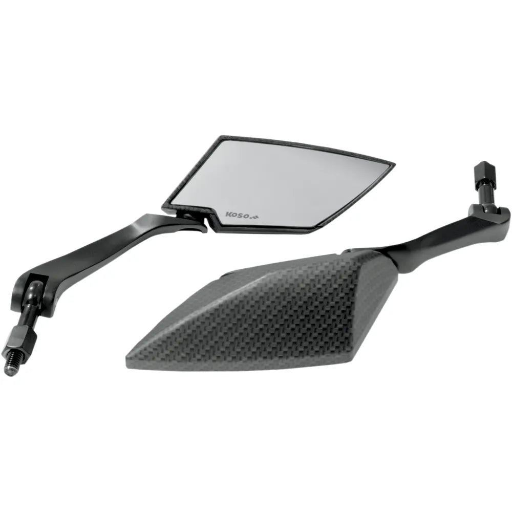 Clear Lens Mirror - Carbon Fiber/Black