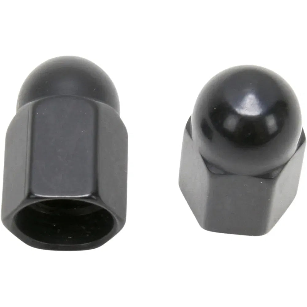 Valve Caps - Black Anodized