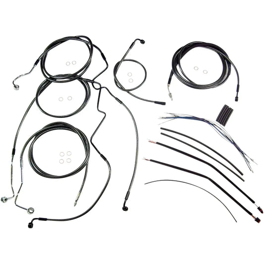 Kit de instalación de manillar de diseño Black Pearl™ - Kit de instalación de manillar de diseño Black Pearl™ - 12"-14" - FLH '17-'20