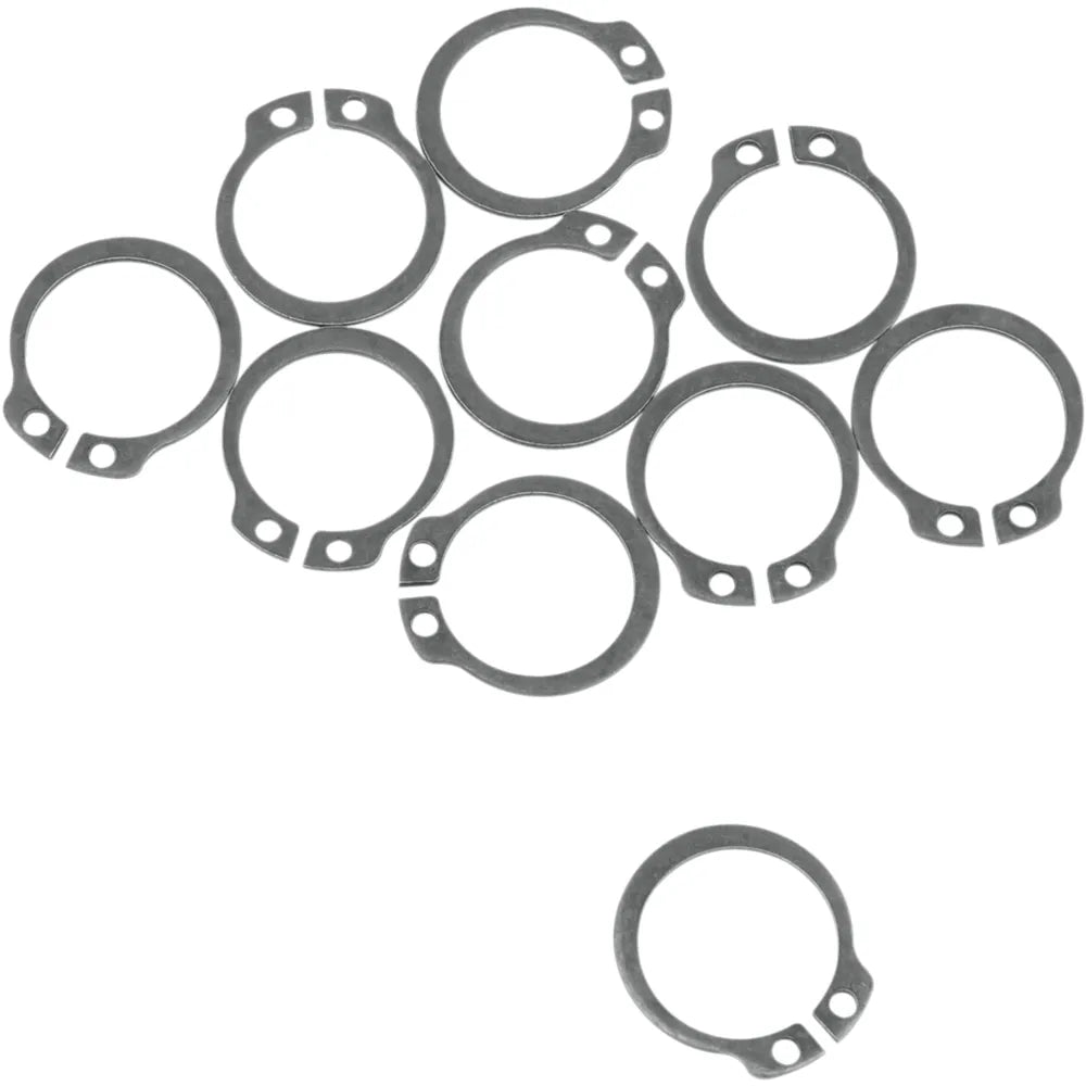 Kit de arandela/anillo elástico del contraeje - Anillo elástico - Paquete de 10 - Kawasaki/Suzuki