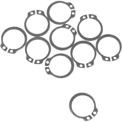 Kit de arandela/anillo elástico del contraeje - Anillo elástico - Paquete de 10 - Kawasaki/Suzuki