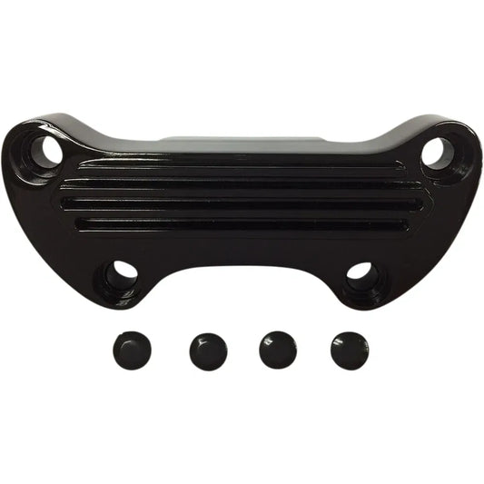 Abrazadera de Manillar Finned Negro