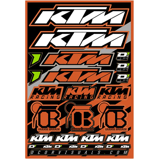 Decal Sheet - KTM