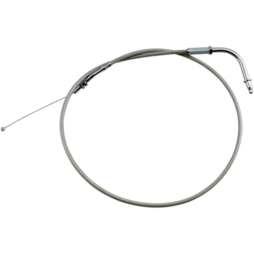 Throttle Cable - Pull - Yamaha - Stainless Steel