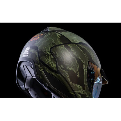 Casco ICON Domain Tiger's Blood - Verde