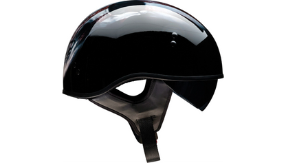 Casco Z1R Vagrant -  USA Skull - Black