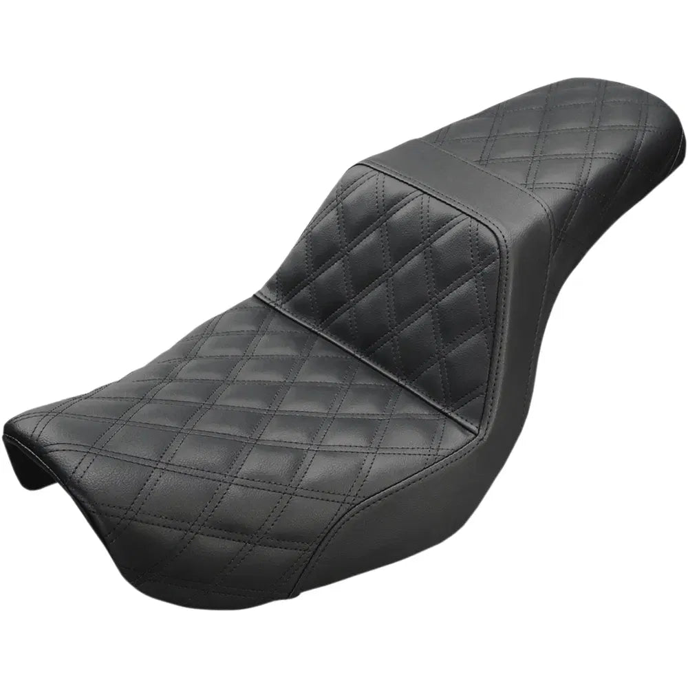Step Up Seat - Lattice Stitched - Black - Dyna66203354