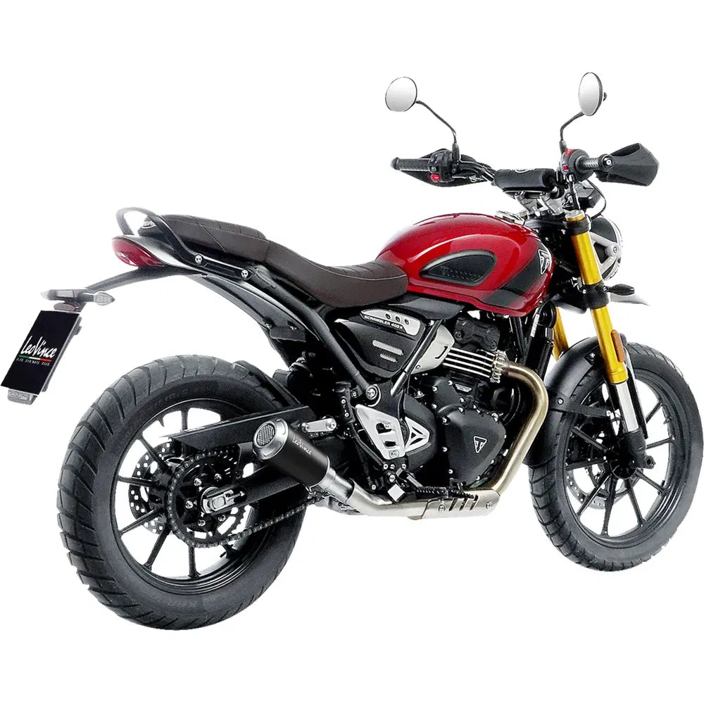 Silenciador Slip-On LV-10 - Silenciador Slip-On LV-10 - Acero inoxidable negro - Scrambler/Speed 400