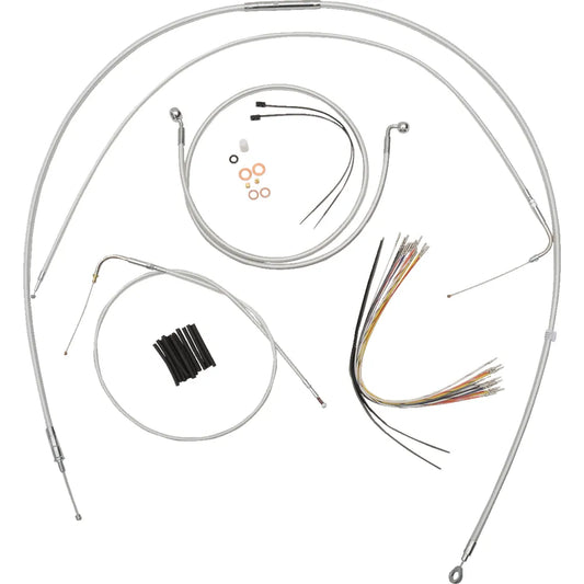 Kit de instalación de manubrio de diseñador Sterling Chromite II® - Kit de instalación de manubrio de diseñador Sterling Chromite II® - 18"-20" - '00-'06 FLST