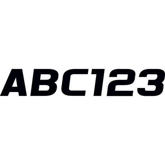 I.D. Sticker Kit - 700 Series - Black