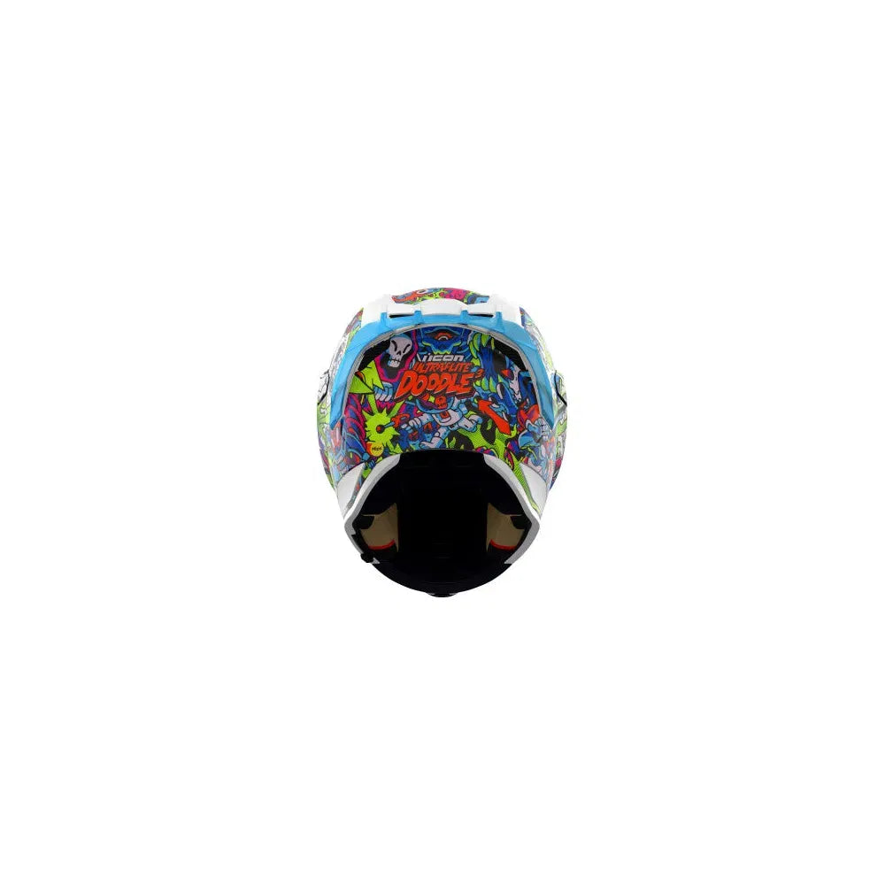 Casco Icon Ultraflite Doodle 3 MIPS - azul