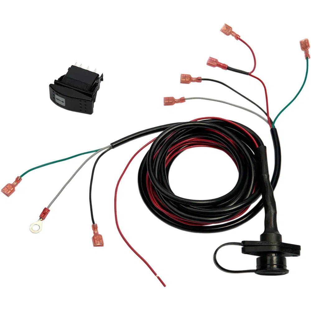 Interruptor de tablero con cableado