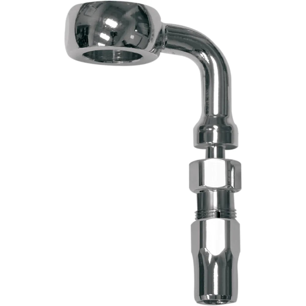 BYO® Banjo para construir su propio con accesorio - Banjo de freno BYO - 12 mm-90° - Acero inoxidable
