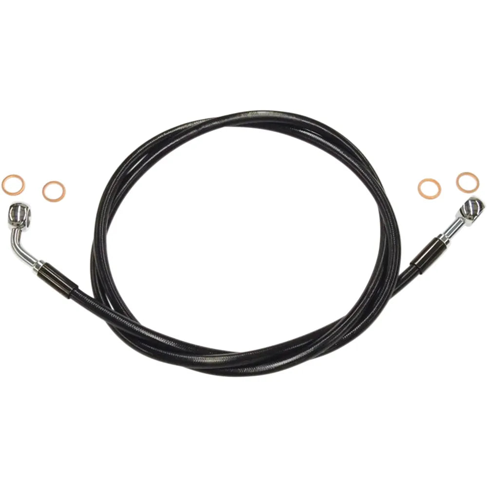 Kit de línea de freno delantero XR de acero inoxidable Extreme Response - Línea de freno - XR - EZ Align - Negro