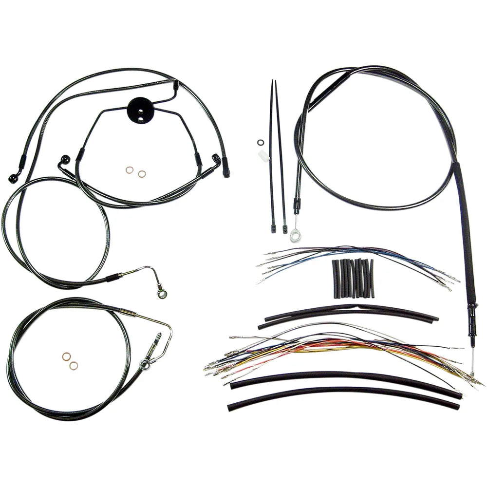 Kit de instalación de manillar de diseño Black Pearl™ - Kit de instalación de manillar de diseño Black Pearl™ - 12"-14" - FLTR '08-'13