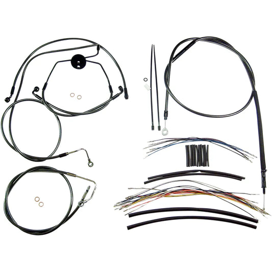 Kit de instalación de manillar de diseño Black Pearl™ - Kit de instalación de manillar de diseño Black Pearl™ - 12"-14" - FLTR '08-'13