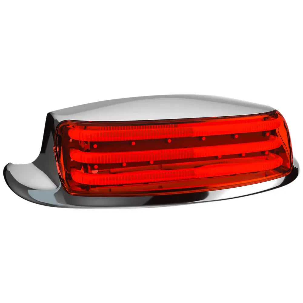 Fender Tip Light - Red Lens - Chrome