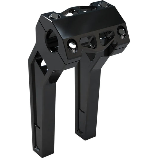 Risers - Pullback - 8" - 1-1/4" Clamping - Black Anodized