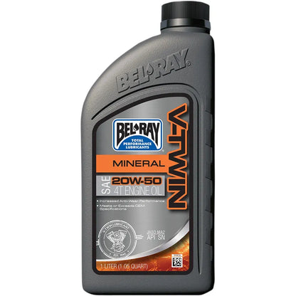 Aceite mineral de motor V-Twin Bel-Ray 20W-50