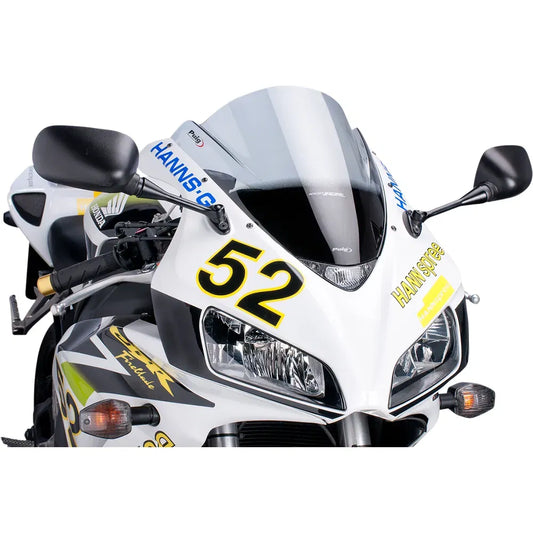Parabrisas Z-Racing - Parabrisas de carrera - 14-1/2" - Ahumado - CBR1000RR
