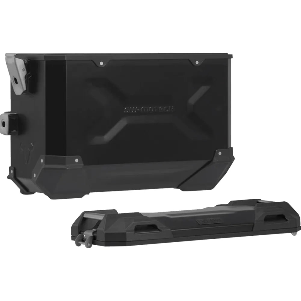 TRAX ADV Aluminum Case System - Black - Honda NC750 X '20-'24