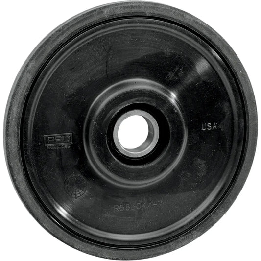 Rueda loca - Rueda loca con rodamiento 6004-2RS - Negra - 5.63" OD x 20 mm ID