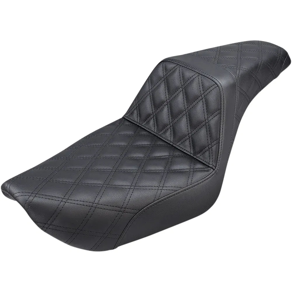 Step Up Seat - Lattice Stitched - Black - Dyna556121709