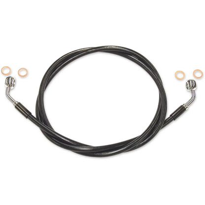 Kit de línea de freno delantero XR de acero inoxidable Extreme Response - Línea de freno - XR - EZ Align - Negro
