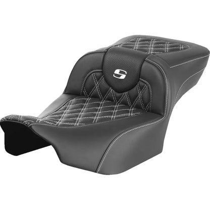 Asiento de alcance extendido Roadsofa™ - Asiento de alcance extendido Roadsofa™ - sin respaldo - Costura de celosía - Costura blanca - FLTR/FLHX '23-'24