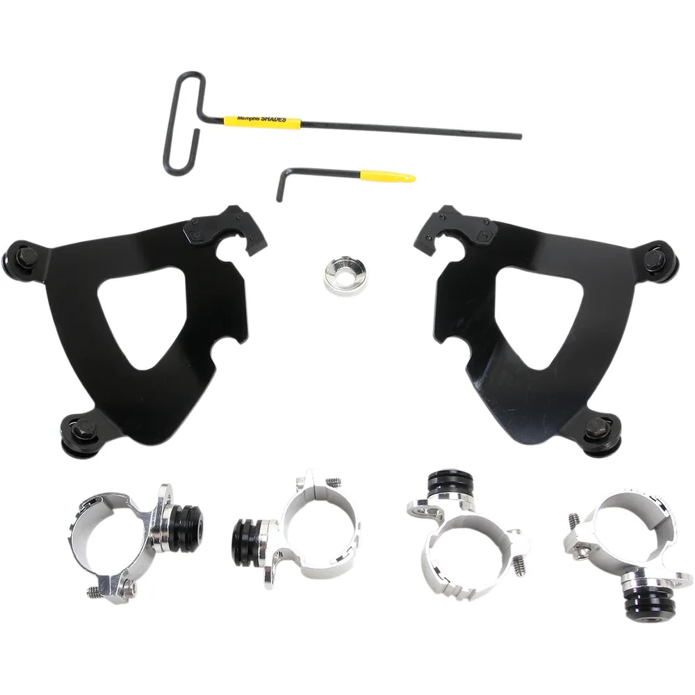 Kit de hardware de bloqueo del gatillo del carenado del guantelete - Kit de montaje del guantelete - Negro - XL883