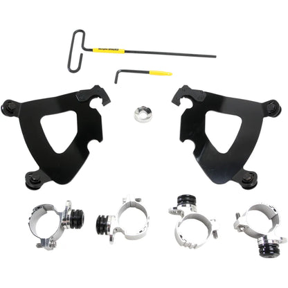 Kit de hardware de bloqueo del gatillo del carenado del guantelete - Kit de montaje del guantelete - Negro - XL883