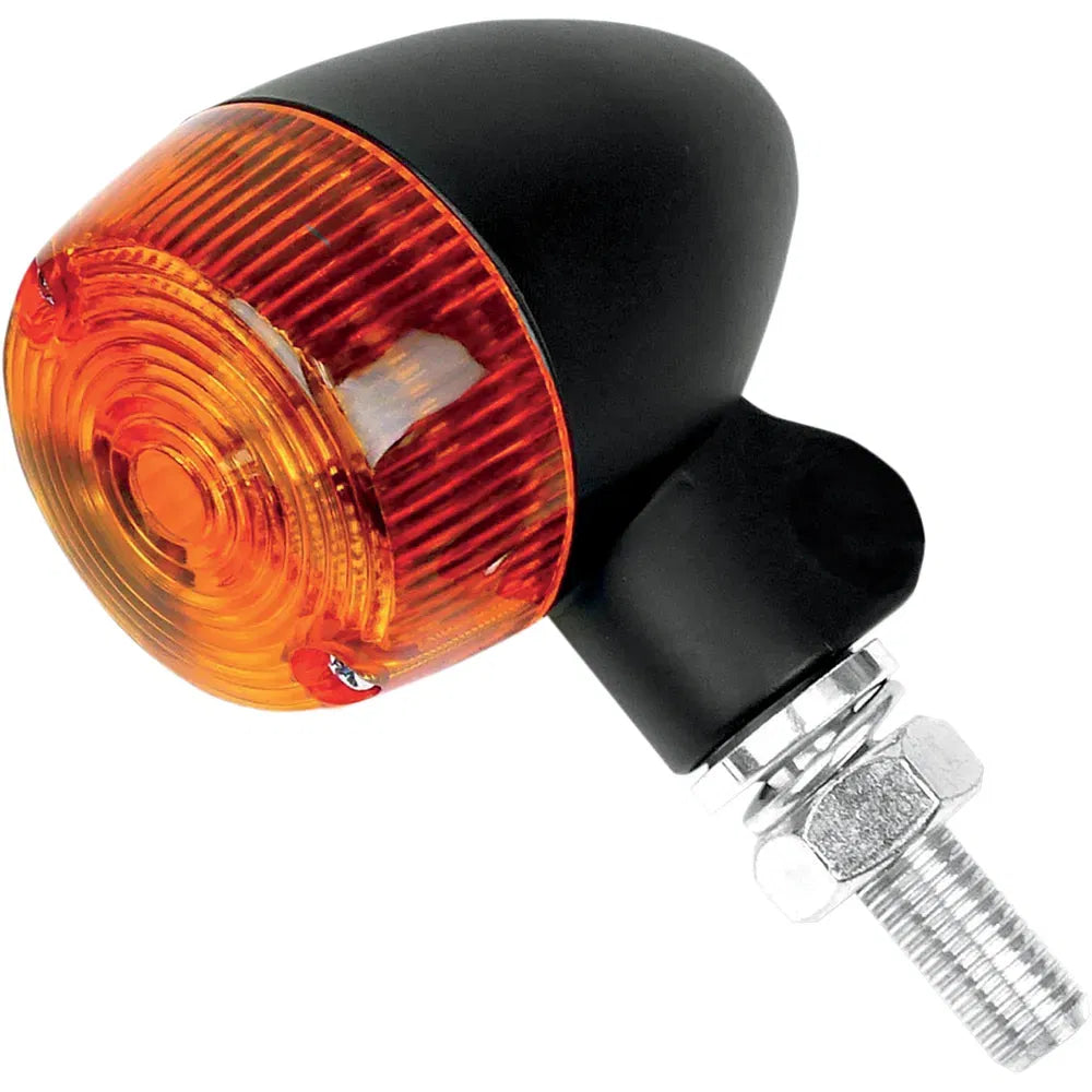 Marker Light - Single Filament - Black/Amber - Style 1