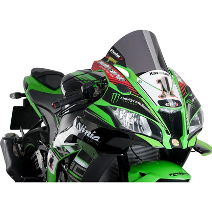 Parabrisas Z-Racing - Parabrisas de carrera - 14-1/4" - Ahumado oscuro - Kawasaki