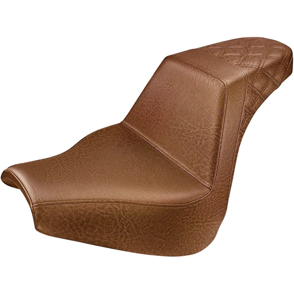 Step Up Seat - Passenger Lattice Stitched - Brown3831237788