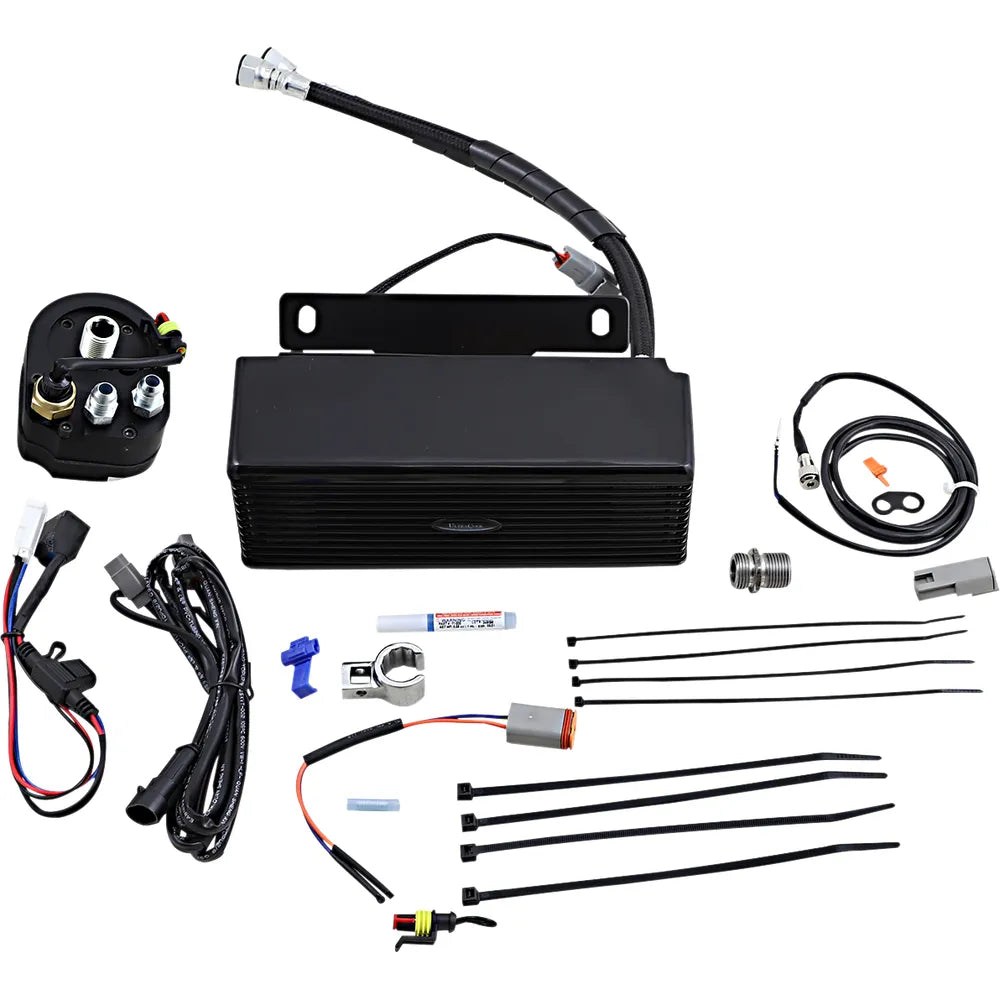 Below Regulator Mount Oil Cooler- Gloss Black