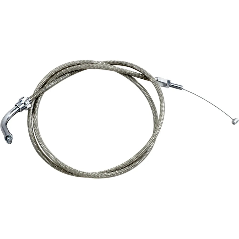 Throttle Cable - Push - Honda - Stainless Steel