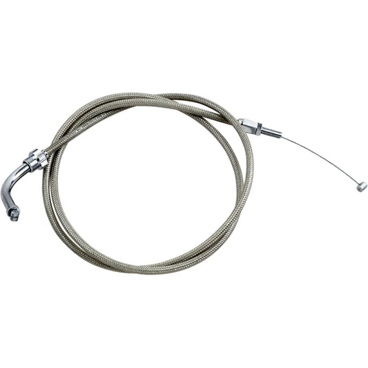 Throttle Cable - Push - Honda - Stainless Steel
